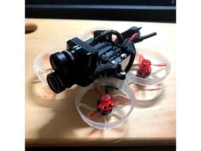 4k tinywhoop monte fpv híbrido câmera corrida Dividido 3d print model - Mito3D