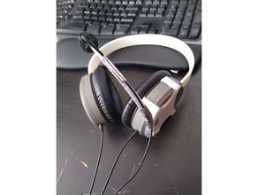 3d printed headphones - headset clip 3d print model - Mito3D