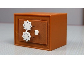 mini safe box lock money 3d print model - Mito3D