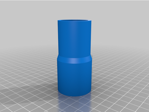 customized simple pipe adapter 3d print model - Mito3D