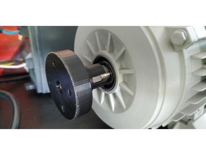 moteur pompe flansch bride coupleur 14 mm 3d print model - Mito3D