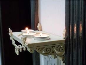 bellissimo candela mobile profumo vaporizzatore mensola eccezionale arte supporto arabesco staffa bagno decorazione porta Casa cucina ufficio camera 3d print model - Mito3D