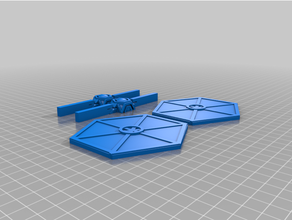 Corbata combatiente estrella guerras 3d print model - Mito3D