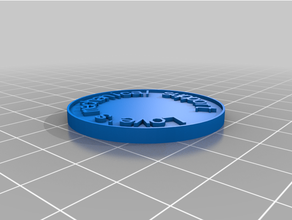 test coin customized 3d print model - Mito3D