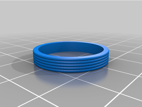 customcharliized fidget spinner ring 3d print model - Mito3D