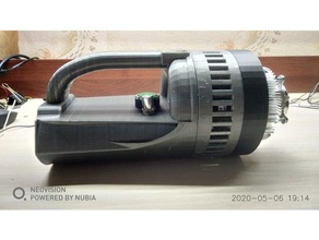flashlight 100 watt 3d print model - Mito3D