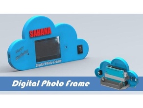 digital photo frame arduino 24 inch tft shield 3d print model - Mito3D
