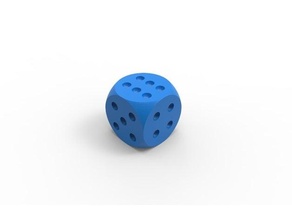dice maths number 3d print model - Mito3D
