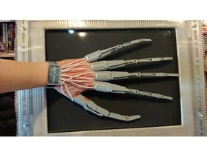 articulado dedo extensiones extensión mano 3d print model - Mito3D