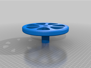 roue compressor 3d print model - Mito3D