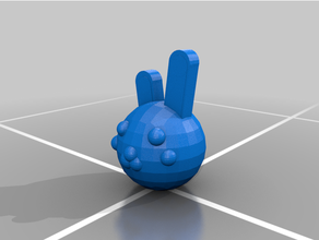 piggy bunny head 1 pack lego roblox 3d print model - Mito3D