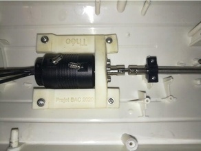spazzole motore supporto feilun ft011 rc barca 3d print model - Mito3D