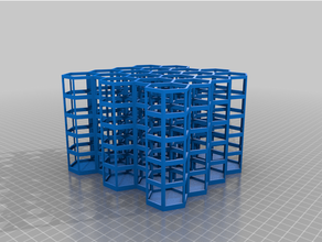 drawer cable storage hive - punched 3d print model - Mito3D