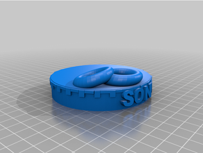 sonico base 3d print model - Mito3D