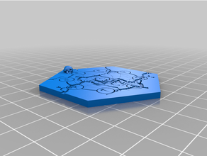 Rasselknochen verhexen Fliese gottear 3d print model - Mito3D