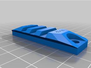 picatinny trilhos ares ameba Series airsoft acessórios 3d print model - Mito3D