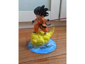 criança Goku nimbo nuvem 3d print model - Mito3D