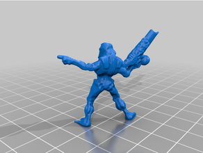 Castanho guerreiros heroscape 3d print model - Mito3D