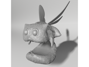 Fuzzy lebhaft Biene Katze Kreatur dnd Miniatur fliegend Monster 3d print model - Mito3D