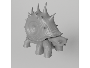 cappa animal criatura juego cáscara forja caracol Tortuga vídeo 3d print model - Mito3D