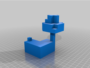 bloque cielo Minecraft 3d print model - Mito3D
