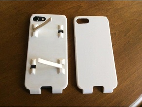 Iphone 8 caso bainha ficar pé phone Smartphone 3d print model - Mito3D