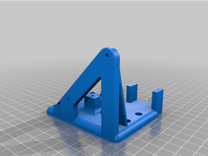 83mm--my customized anet a8 e3d v6 carriage bowden mount remix servo holder 3d print model - Mito3D