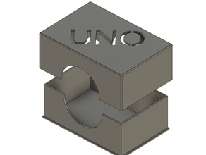 uno - deck holder card playing cards 3d print model - Mito3D