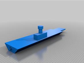 aircraft carrier v10 army game navy war 3d print model - Mito3D