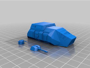 rebelle combat véhicule 3d print model - Mito3D