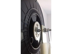 filament spool axis eje para el rollo filamento 3d print model - Mito3D