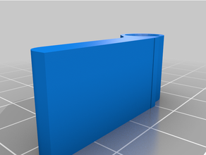 ultimaker 2 cover blank 3mm hinge 3d print model - Mito3D