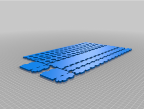 personnalisé t14x tube rackest grille 3d print model - Mito3D