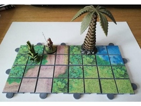 jigsaw terrain dnd tiles 3d print model - Mito3D
