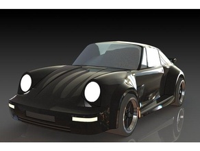 porsche 911 rs settore automobilistico automovil macchina coche 3d print model - Mito3D