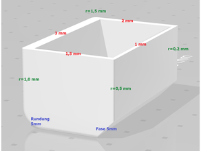 sample prototype case electronics calibration test design reference enclosure mockup size 3d print model - Mito3D