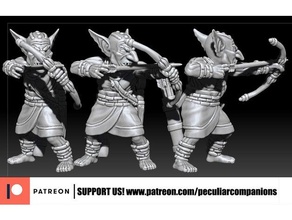goblin arcieri tribale africano fantasia npc patreon rpg giochi guerra warhammer 3d print model - Mito3D
