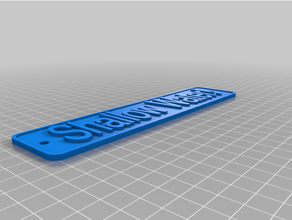 raso água personalizado 3d print model - Mito3D