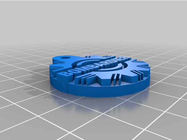 bombardeiro logotipo 3D print model - Mito3D