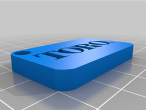 toro portachiavi portachiavi 3d print model - Mito3D