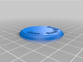 personalizado miniatura pedestal texto 3d print model - Mito3D