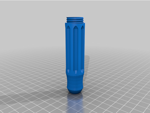 screwdriver handle holder long bits 3d print model - Mito3D
