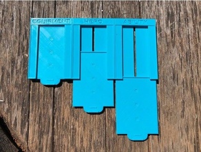 personnage tableau bord plate forme boîte donjons carte Jeu titulaire soutien donjon 3d print model - Mito3D