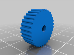 replacement wheel bmg extruder 3d print model - Mito3D