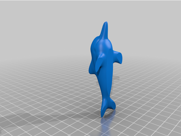 dolphin 3D print model - Mito3D