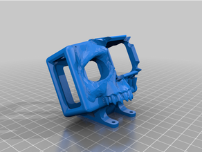 gopro héroe 7 cráneo montar iflight dc5 megabee 3d print model - Mito3D