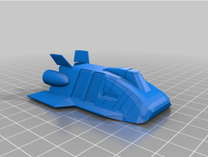 leopard dropship map scale - separated turret 3d print model - Mito3D