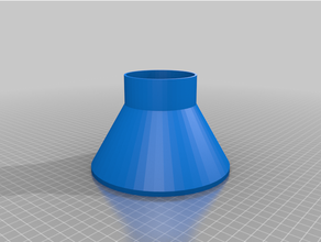 3 inch pvc pipe funnel customized 3d print model - Mito3D