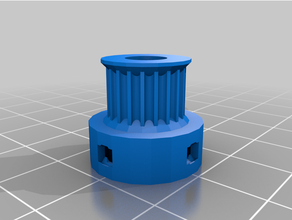 gt2 20t customized gear pulley idler 3d print model - Mito3D