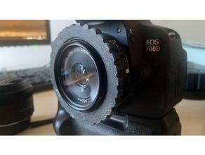 cannon lens 24 mm focus ring 24mm lnes rign 3d print model - Mito3D